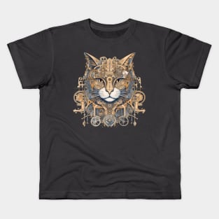 Mechanical cat Kids T-Shirt